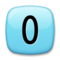 Keycap Digit Zero emoji on LG